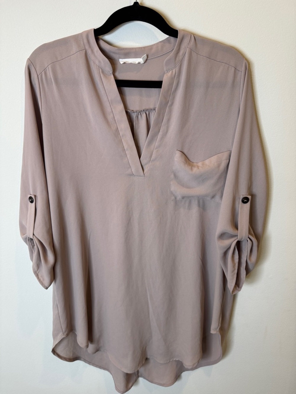 Lush Soft Blush Pink Open Blazer
